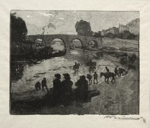 The Watering Place of Pont Marie