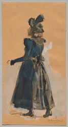 Study for the woodcut 