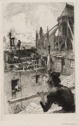 On the Roofs near Notre Dame