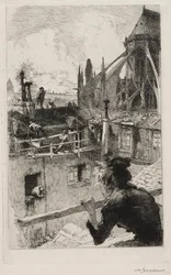 Sur les Toits près Notre Dame