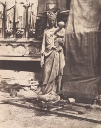Sculpture of Virgin and Child, Notre Dame, Paris, 1853-1854