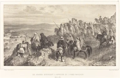The Arabs Signal the Approach of the French Army
