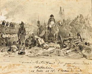 Napoleon at the Battle of Waterloo