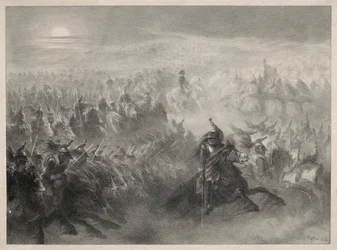Review at Night, 1816