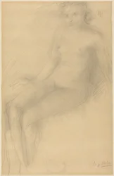 Seated Female Nude