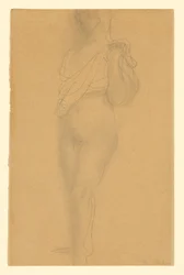 Study of a Nude with Drapery