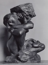 The Fallen Caryatid Carrying Her Stone