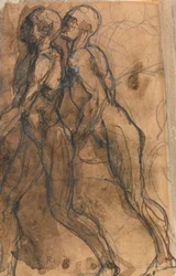 The Shades Approaching Dante and Virgil