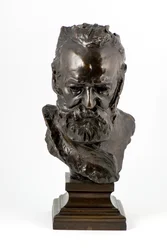 Victor Hugo (bronze cast after the 1886 original)