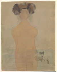 Woman Standing in Water