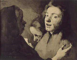 Conversation Piece: Three Heads, 1872