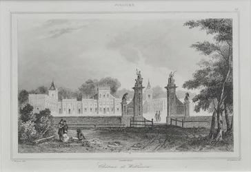 Wilanów Palace from the Front Court