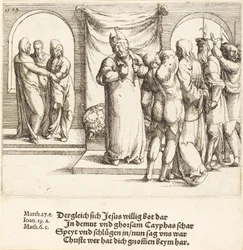 Christ is Mocked, and Caiaphas Rends His Garments