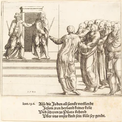 Ecce Homo, and the Jews Deny Christ, 1548