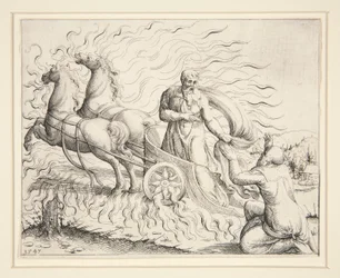 Elijah in the Fiery Chariot