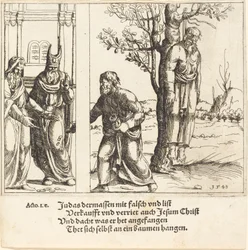 Judas Returns the Thirty Pieces of Silver, 1548