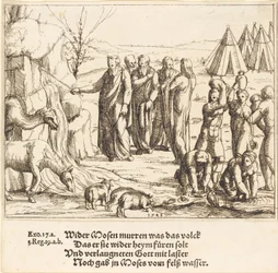 Moses Striking the Rock