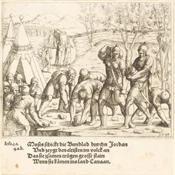The Twelve Stones, and the Waters of the Jordan are Divided, 1548