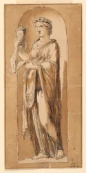 Design for a Sculpture in a Niche