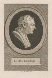 Portrait of J. J. Rousseau