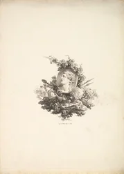 Vignette with the Head of Bacchus on a Cornelian, Tome I, Page 242, from Description de l