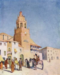 Ronda, A Scene in the Piazza
