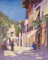 Street in Casamicciola, Ischia