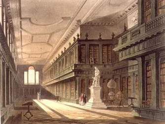 Interior of the Library of All Souls College, illustration from the 