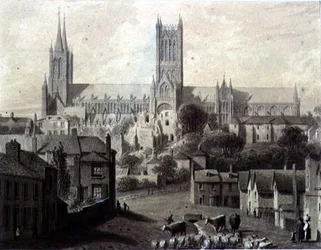 Lincoln Cathedral from the South