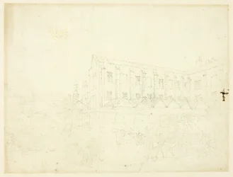 Study for Leaden Hall Market, from Microcosm of London