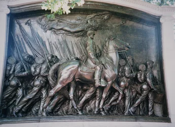 The Robert Gould Shaw (1837-63) Memorial to the African-American 54th Massachusetts Regiment