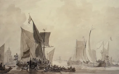 Sea Piece with Dutch Shipping