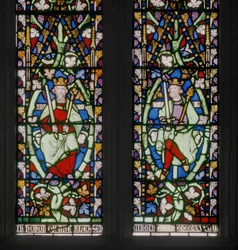 East Window with Jesse Tree (detail)