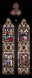 Lady Chapel Window with Scenes from the Life of the Virgin