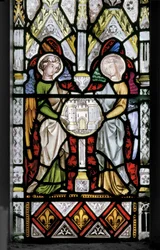 Virgin and Christ with Scenes from Her Life (detail)