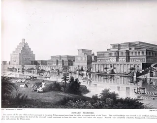 Nineveh Restored, illustration from 