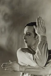 Postcard of Robert Helpmann in The Wanderer 1941