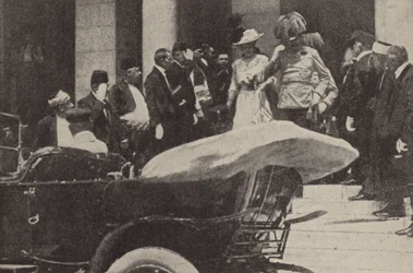Archduke Franz Ferdinand and Archduchess Sophie of Austria in Sarajevo shortly before their assassination
