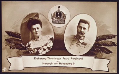Archduke Franz Ferdinand of Austria, Heir to the Austrian Throne and His Wife, Duchess of Hohenberg, 1914