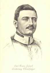 Archduke Karl Franz Joseph of Austria, heir to the Austro-Hungarian throne