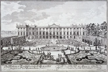 Garden front of the Palace of the Prince of Trauthson, Vienna c.1719