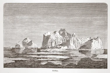 Icebergs, with the Tegetthoff, 1876