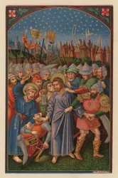 Jesus captured by the Jews