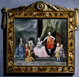 Portrait of Pierre-Leopold of Habsburg-Lorraine with his family