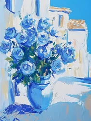 Mediterranean Blue Roses