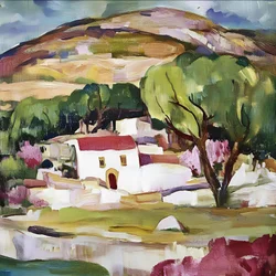 Mediterranean Hillside Home