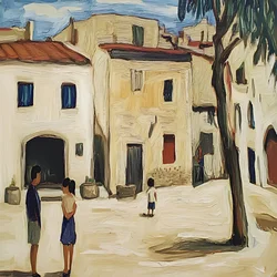 Mediterranean Village Life