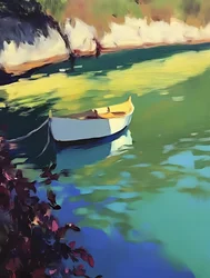 Sunny Boat Reflections