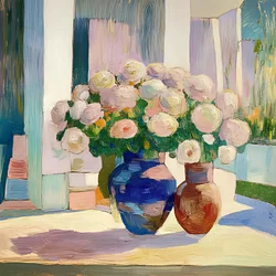 Vibrant Floral Vases