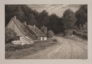 Farmhouse by the Forest